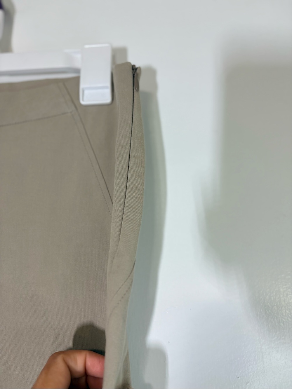 Brunello Cucinelli Women Skinny Equestrian Minimalist Italian Cream Pants Sz 4 - Picture 5 of 16
